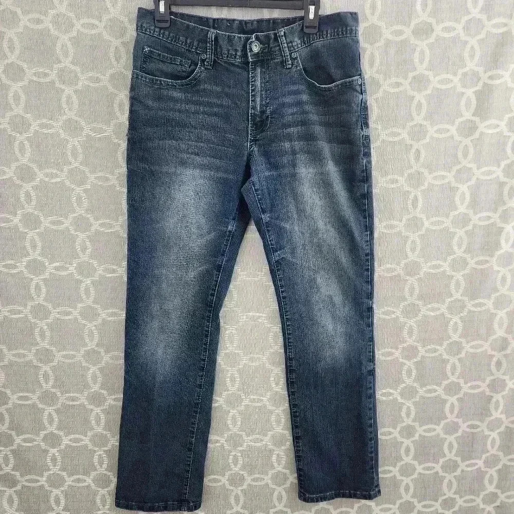 AXEL Men's 32x30 Slim Straight Stretched Jeans